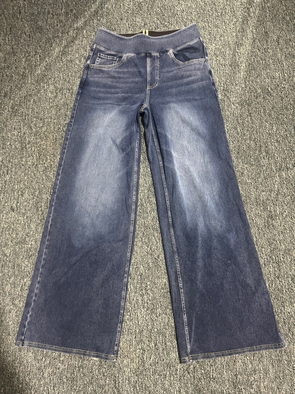HALARA Wide Leg High Rise Jeans VINTAGE  Blue medium tall